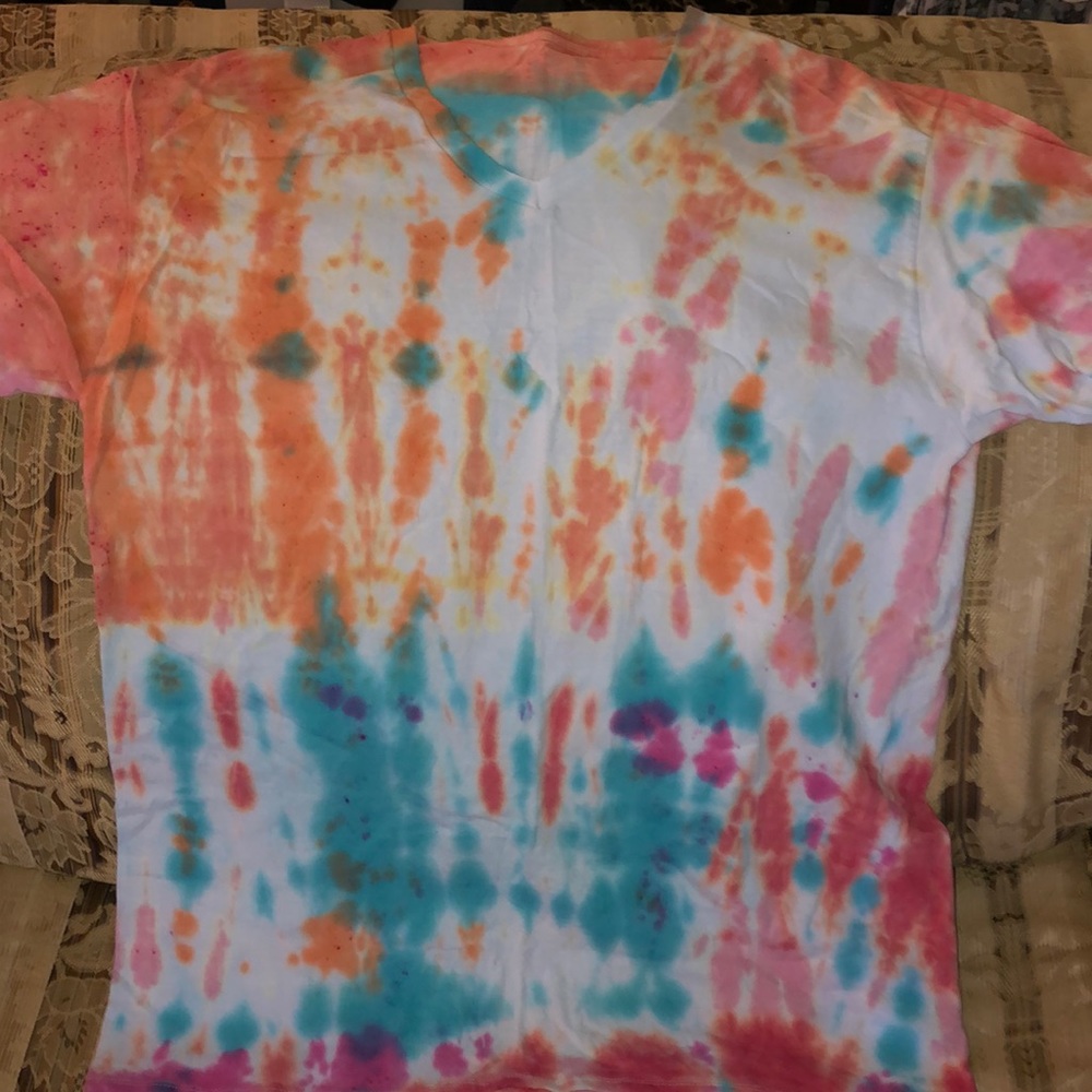 Handmade Scrunch Tie Dye